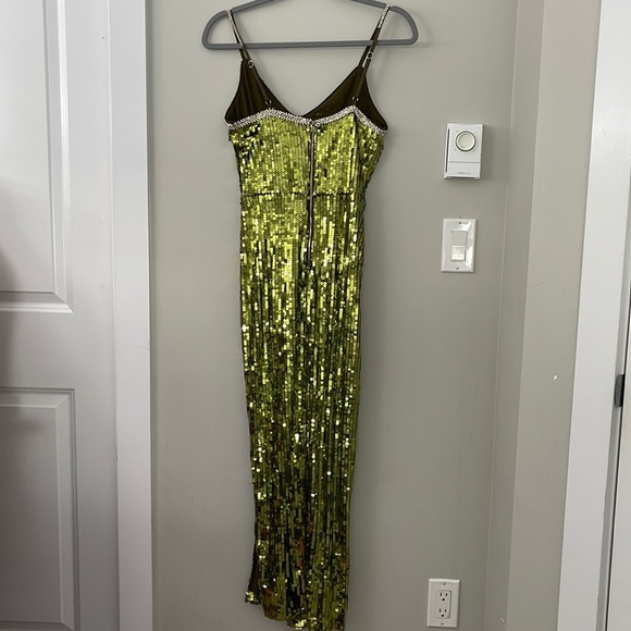Sequin Green Maxi Dress - Picture 9 of 13